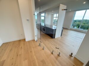 Modern glass interior design